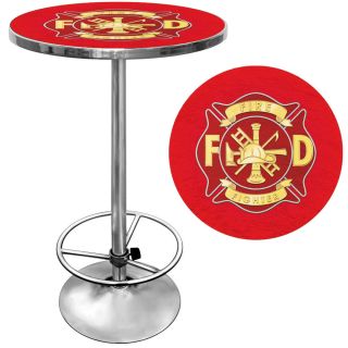 Fire Fighter Pub Table Scratch Resistant UV Protective Acrylic Top for