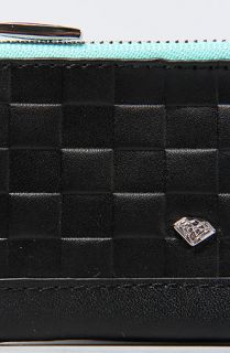  chain card pouch in black diamond blue silver $ 40 00 converter