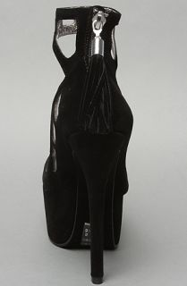 Sole Boutique The Lavonne Shoe in Black Velvet