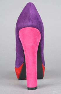 Sole Boutique The Luv Lee Shoe in Purple Combo