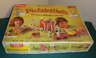  Richard Scarrys Puzzletown Set C Farmer Alfalfas Farm Box