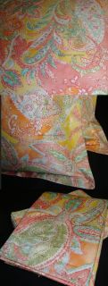 Two Euro European Pillow Cover Sham w New Ralph Lauren Jamaica Coral