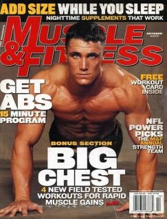 Muscle Fitness 10 03 Greg Plitt Hot Pics Shawn Ray