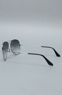 Ray Ban The 55mm Large Aviator Sunglasses in Silver