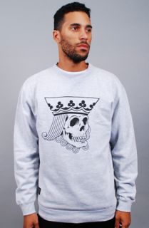 BLOODBATH Suicide King Crewneck Heather Grey