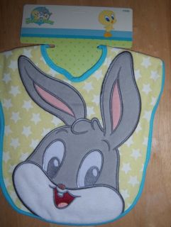  Applique Bib Bugs Bunny Tweety Taz Baby Shower Diaper Cake
