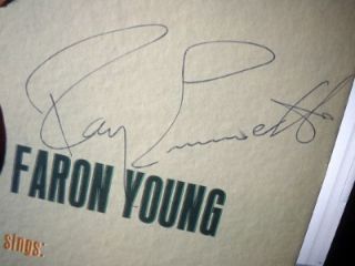 RARE Faron Young LP on Faron Young Records VG Plus Vinyl Signed by Ray