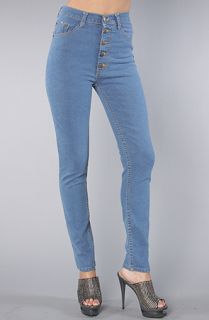 Your Eyes Lie The High Waist ButtonUp Jean in Light Blue  Karmaloop