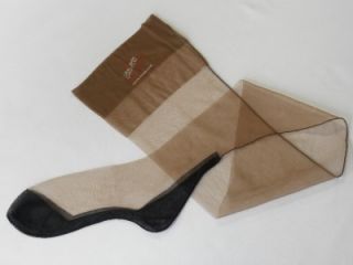  PR Fancy Seamed FF Black Foot Vintage Nylon Stockings 10 32