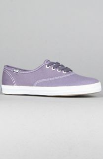 Keds The Champion Seasonal Solid Sneaker in Periwinkle Purple