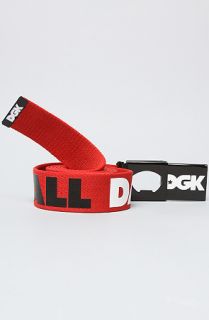 DGK The All Day Scout Belt in Red Concrete