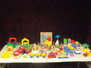 Fisher Price little people huge lot summer, camp, pirate, birthday DVD