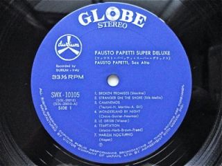 Fausto Papetti Super Deluxe Japan LP OBI Alto Sax Moody Music