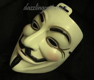official V for VENDETTA guy fawkes mask costume accessories vigilante