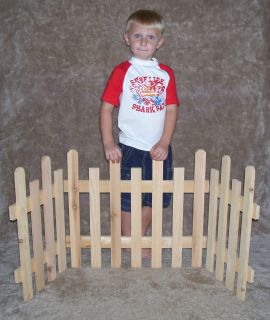 Cedar 3 Section 21 Tall Picket Fence Photography Photo Posing Studio