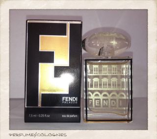 Fendi Palazzo 25oz EDP Splash Mini Parfum Fragrance Women Discontinued