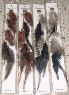 Super Cute ♥ Popular Real Feather Hair Extension ♥ • Clip in