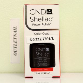CND Shellac Power Polish Color Coat Fedora UV Gel Nail Colour ★ SHIP