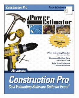  Construction Pro Estimating Software ALB503SW Excel