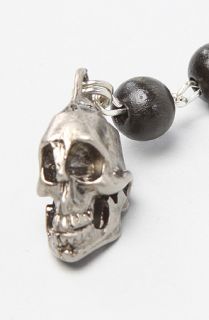 Ettika The Skull Wooden Rosary Necklace