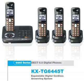   DECT 6 0 Plus Expandable Cordless Answering System w 4 Handsets