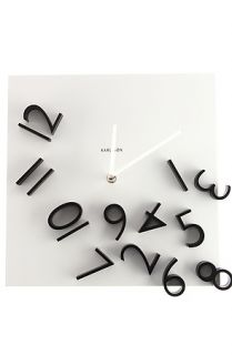 present time The Falling Numbers Wall Clock12 x 12 x 2