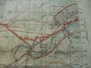 theresa topographic survey map 1948