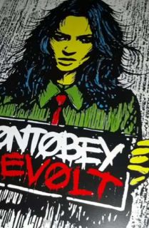 ARTISTIC REVOLT DONT OBEY REVOLT Concrete