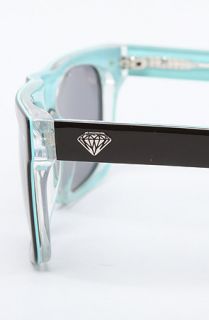Diamond Supply Co. The Cardova Sunglasses in Black Diamond Blue