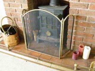  Spark Open Fire Guard Fire Place Screen Coal Wood Burning Stove