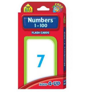 Flash Cards Numbers 1 100 Cards 9780938256908