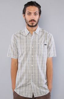 RVCA The Easy Street SS Buttondown Shirt in Gray