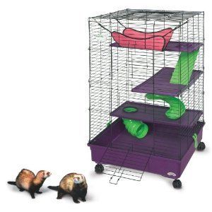 Ferret Cage Super Pet My First Home Deluxe Multi Level Pet Home with
