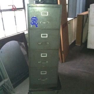Drawer Legal File Cabinet Used w 50 Pendaflex Hanging File Folders