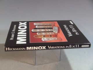 MINOX (Hubert E. Heckmann Author (Variations in 8X11)) Hardcover Book