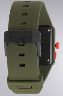 Nixon The Newton Watch in Surplus Black and Red