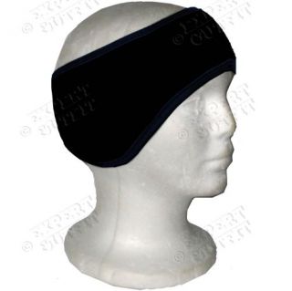 Fleece Reversible Black Ear Muff Headband Head Warmer Brand New Sale