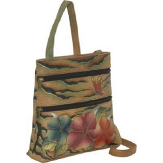 Handbags Anuschka Small Travel Companion Wild H Wild Hibiscus Antiqu