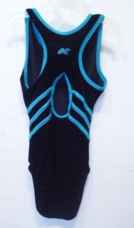 Alpha Factor Size as Black Velour with Blue Leotard Used