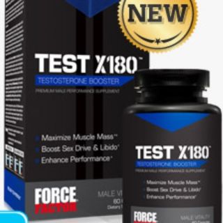 Force Factor Test X180 Testosterone Booster 60 Capsules Brand New