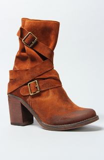 Jeffrey Campbell The France II Boot in Tan Distressed Suede
