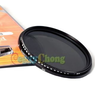 62mm Fader Variable ND Filter Neutral Density ND2 ND4 ND8 ND16 ND32 to