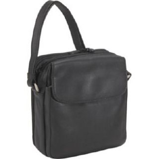 Handbags Derek Alexander Leather North/South Top Zip with Rear Black