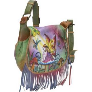 Handbags Anuschka Fringed Flap Saddle Bag   Ench Enchanted Fairy Shoes
