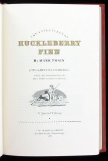 by ellis antique adventures of huckleberry finn twain classic book