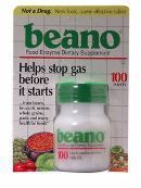Beano Food Enzyme Dietary Supplement 100 Tablets