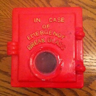 Vintage Fire Alarm Bank Gamewell Fire Alarm type Collectible Bank