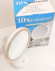 Floxite 10x Daylight Magnifying Cosmetic Makeup Mirror Natural Light