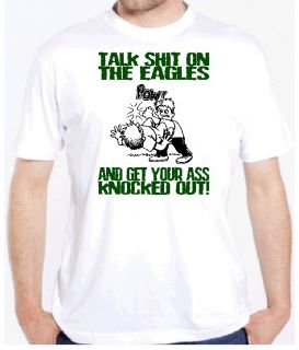 Eagles Knockout Football Funny Fan Shirt Philadelphia