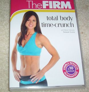 The Firm Total Body Time Crunch Workout DVD Fitness New Exercise